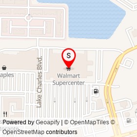Walmart Supercenter on Northwest St Lucie West Boulevard, Port St. Lucie Florida - location map