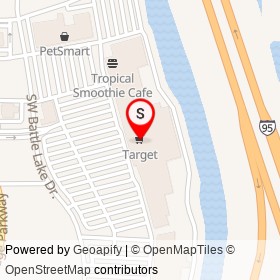 Target on Southwest Battle Lake Drive, Port St. Lucie Florida - location map