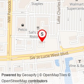 Chase on Northwest St Lucie West Boulevard, Port St. Lucie Florida - location map