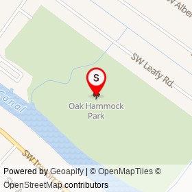 Oak Hammock Park on , Port St. Lucie Florida - location map