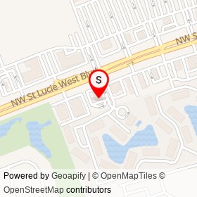 Wells Fargo on Palm Drive, Port St. Lucie Florida - location map