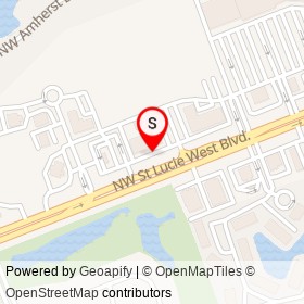 BurgerFi on Northwest St Lucie West Boulevard, Port St. Lucie Florida - location map