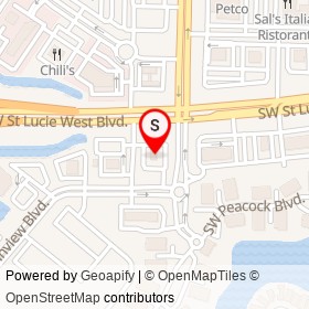 Wendy's on Southwest Paramount Drive, Port St. Lucie Florida - location map