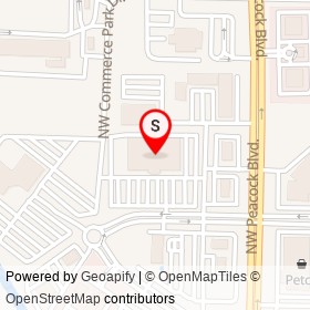 Superplay USA on Northwest Commerce Park Drive, Port St. Lucie Florida - location map