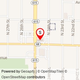 Advance Auto Parts on North 25th Street, Fort Pierce Florida - location map