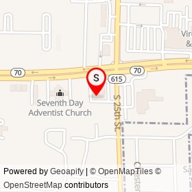 Walgreens on Virginia Avenue, Fort Pierce Florida - location map