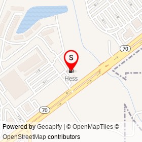 Hess on Okeechobee Road, Fort Pierce Florida - location map