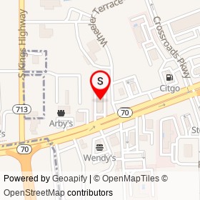 Rodeway Inn on Okeechobee Road, Fort Pierce Florida - location map