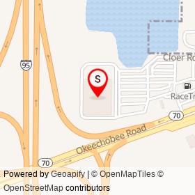 The Home Depot on Okeechobee Road, Fort Pierce Florida - location map