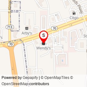 Wendy's on Okeechobee Road, Fort Pierce Florida - location map