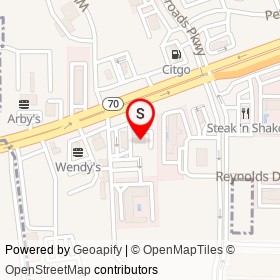Pappy's Pizza on Okeechobee Road, Fort Pierce Florida - location map