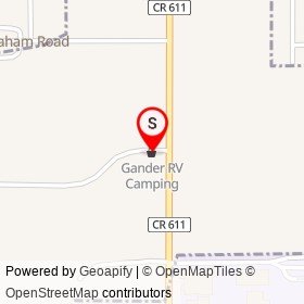 Gander RV Camping on South Jenkins Road, Fort Pierce Florida - location map