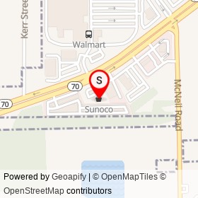Sunoco on Okeechobee Road, Fort Pierce Florida - location map
