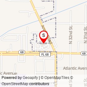 Sunoco on Angle Road, Fort Pierce Florida - location map
