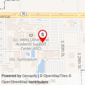 (T) - McAlpin Fine Arts Center on Virginia Avenue, Fort Pierce Florida - location map