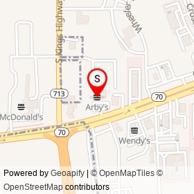 Arby's on Okeechobee Road, Fort Pierce Florida - location map