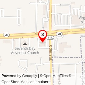 Walgreens on Virginia Avenue, Fort Pierce Florida - location map