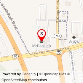McDonald's on Okeechobee Road, Fort Pierce Florida - location map