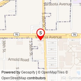 Shell on Virginia Avenue, Fort Pierce Florida - location map