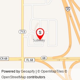 Denny's on Orange Avenue,  Florida - location map