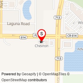Chevron on Indrio Road,  Florida - location map