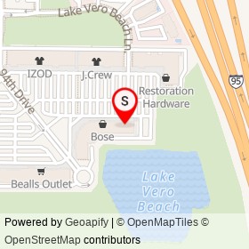 Dooney & Bourke Factory Store on Lake Vero Beach Lane,  Florida - location map