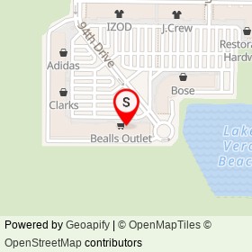 SAS Factory Store on 94th Drive,  Florida - location map