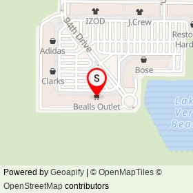 Bealls Outlet on 94th Drive,  Florida - location map