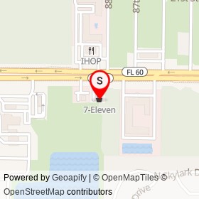 7-Eleven on 20th Street, West Vero Corridor Florida - location map