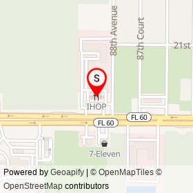 IHOP on 88th Avenue, West Vero Corridor Florida - location map