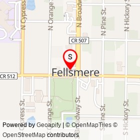 Sunoco on Pennsylvania Avenue, Fellsmere Florida - location map