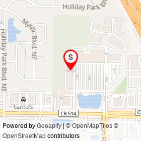 Woody's Barber Shop on Malabar Road Northeast, Palm Bay Florida - location map