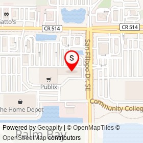MetroPCS on Malabar Road Southeast, Palm Bay Florida - location map