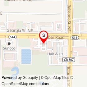 Cancer Care Centers of Brevard on Malabar Road, Palm Bay Florida - location map