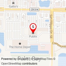 Publix on Malabar Road Southeast, Palm Bay Florida - location map