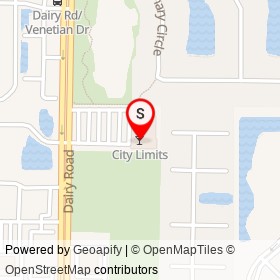 City Limits on Luminary Circle, Melbourne Florida - location map