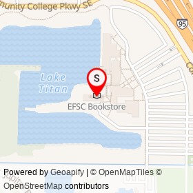 EFSC Bookstore on Community College Parkway Southeast, Palm Bay Florida - location map