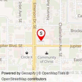Sunoco on Jupiter Boulevard Southeast, Palm Bay Florida - location map