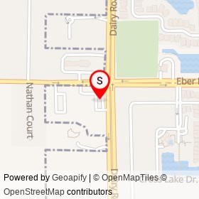 Mobil on Dairy Road, Melbourne Florida - location map