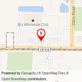 BJ's Gas on Palm Bay Road Northeast, Melbourne Florida - location map