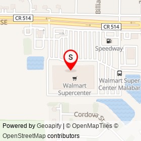 SunTrust on Cavern Avenue Southeast, Palm Bay Florida - location map