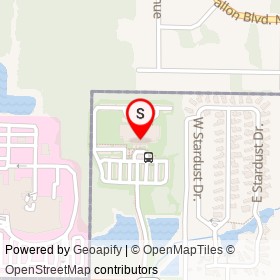 Health First AdventHealth CentraCare on West Stardust Drive, Malabar Florida - location map