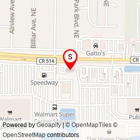 Advance Auto Parts on Malabar Road Southeast, Palm Bay Florida - location map