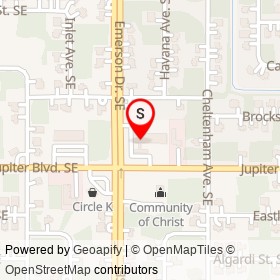 Bee Back Food Mart on Emerson Drive Southeast, Palm Bay Florida - location map