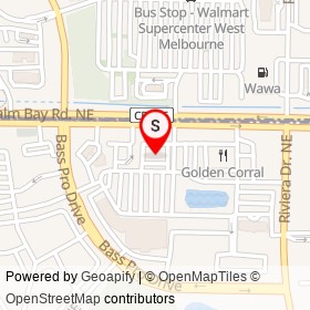 Denny's on Palm Bay Road Northeast, Palm Bay Florida - location map