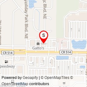 Somer's Sunshine Cafe on Malabar Road Northeast, Palm Bay Florida - location map