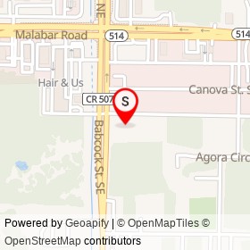 Landscape Depot on Babcock Street Southeast, Palm Bay Florida - location map
