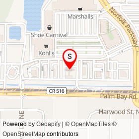 Mobil Mart on Palm Bay Road Northeast, Palm Bay Florida - location map