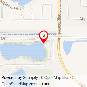 No Name Provided on Merrillville Drive, West Melbourne Florida - location map