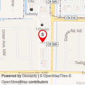Shell on Minton Road, Palm Bay Florida - location map